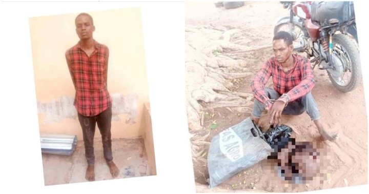 Young man caught with a fresh human head and a hand in Kwara state