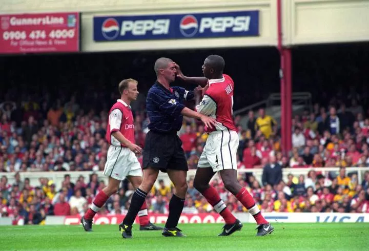 Roy Keane and former Arsenal captain Patrick Vieira - Imago