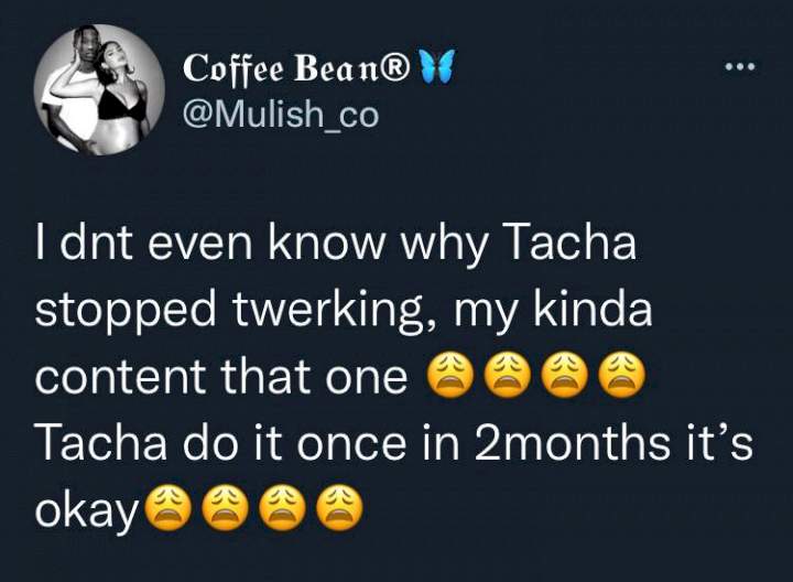 BBNaija's Tacha reveals reason she stopped twerking on social media