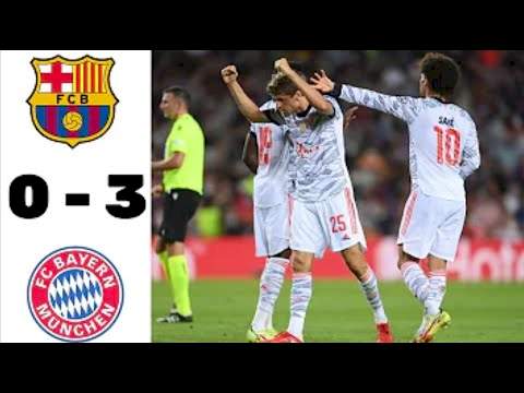 Barcelona 0 - 3 Bayern Munich (Sep-14-2021) UEFA Champions League Highlights