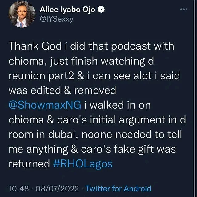 'I have never seen an old crocodile believe in her own lies' - Iyabo and Caroline Hutchings drag each other to filth