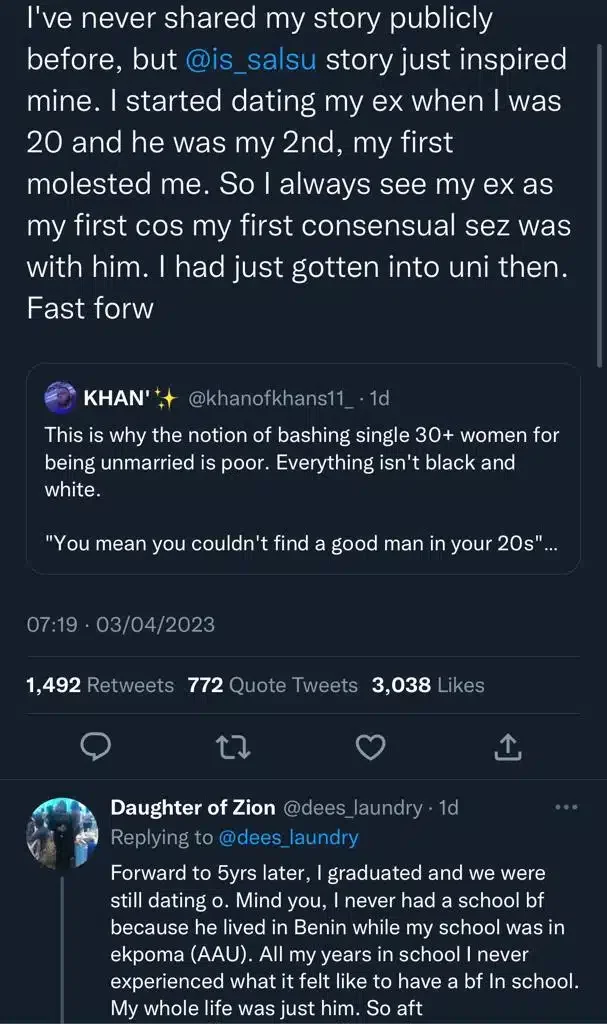 With her story, lady shares why society should not bully 30+ single women