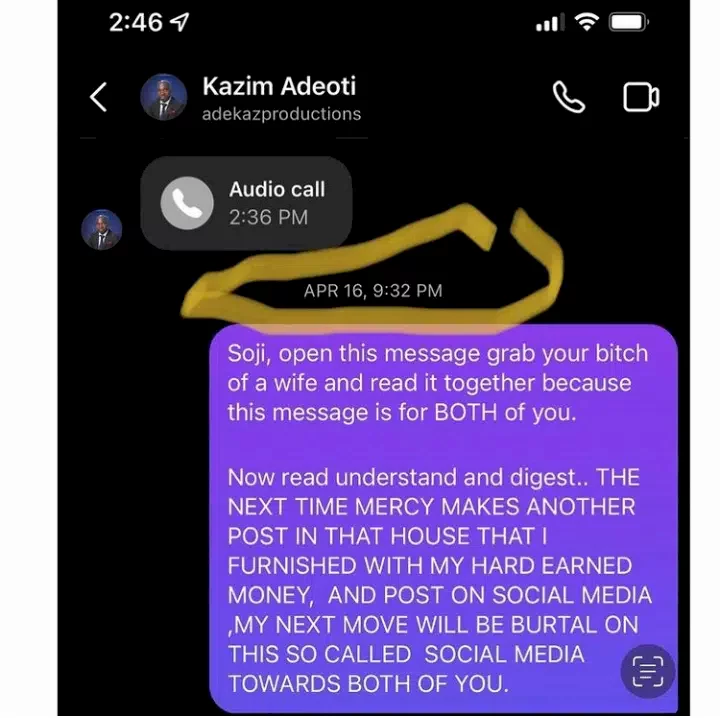 'I built that house with my hard-earned money, Kazim tame your dog' - Adekaz's first wife drags Mercy Aigbe and husband