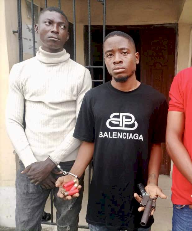 Two suspects arrested while on their way to murder a boy for beating their sister in Delta state