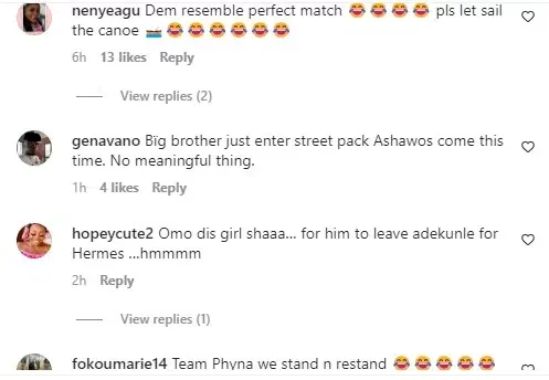 'Why leave a promising man for someone with two girlfriends' - Reactions as Hermes and Allysyn lock lips (Video)