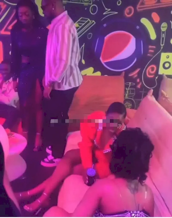 Moment Sheggz almost snubbed Bella at Pepsi event (Video)
