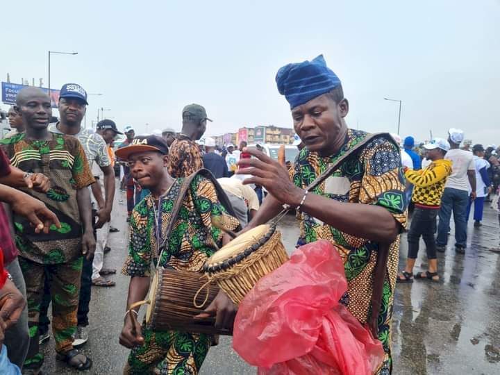 MC Oluomo leads 'five million-man' rally for Tinubu in Lagos