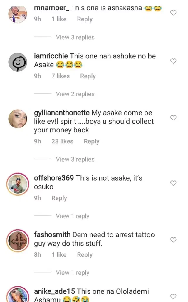 Lady tattoos Asake's face on her body (Video)