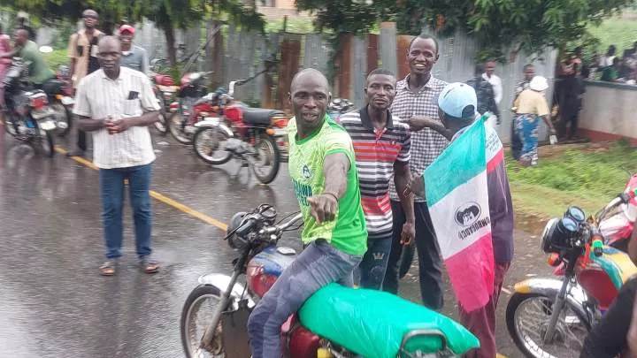 Nasarawa residents defy heavy rainfall to celebrate in Lafia as court sacks Sule, declares Ombugadu winner