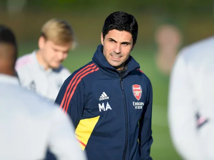 Mikel Arteta's side are currently five points clear at the top of the Premier League