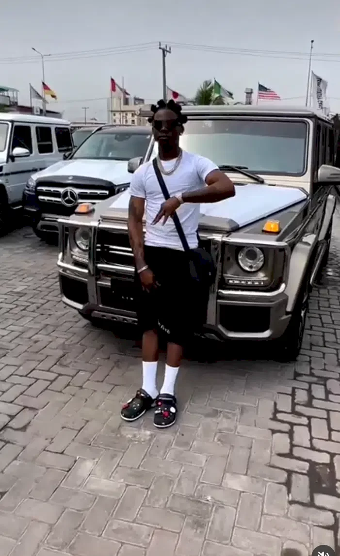 Rema acquires brand new G-Wagon worth millions of naira at 22 (Video)