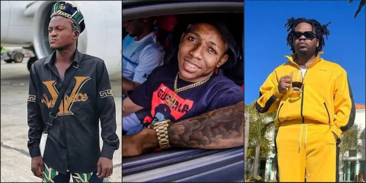 Portable continues to diss Small Doctor, slams him for bad mouthing Olamide (Video)