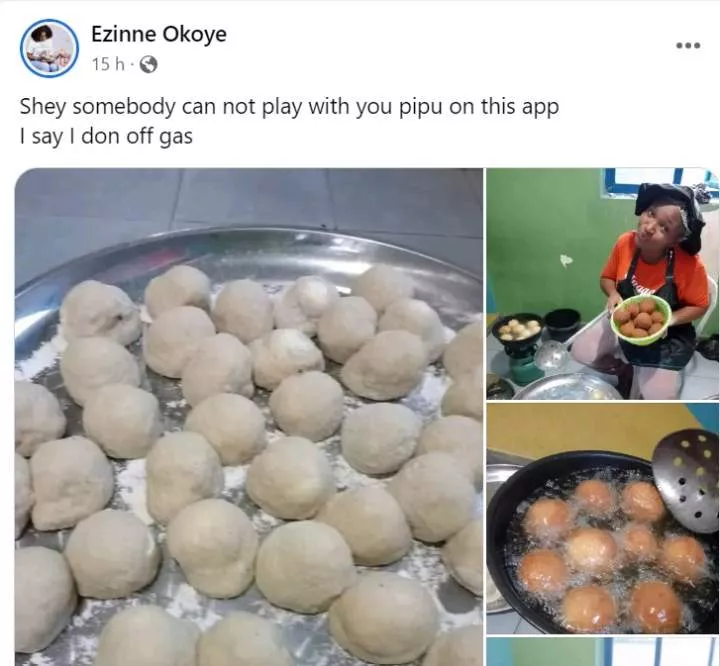'Una go support me?' - Nigerian lady asks as she begins 130 hour 'fry-a-thon'
