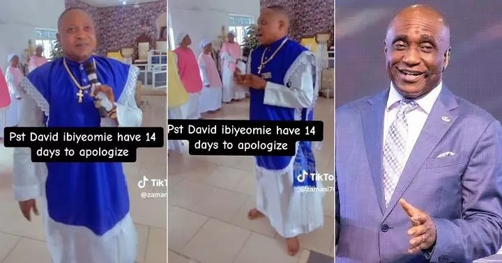"You have 14 days to apologize" - Celestial prophet calls out pastor David Ibiyeomie (Video)