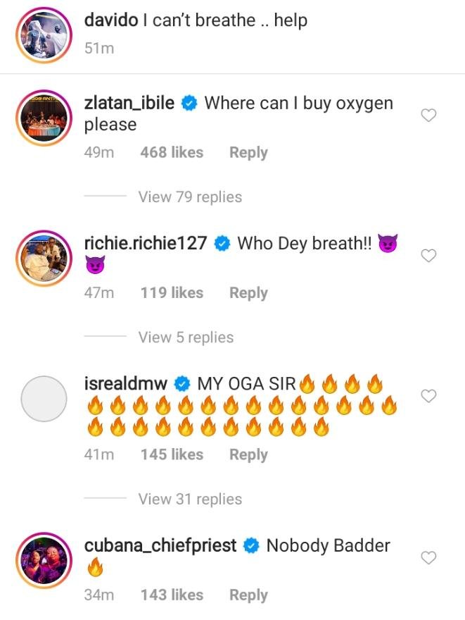 “No go die ooo” – Zlatan Ibile, Cubana Chiefpriest, others, react as Davido cries out for help