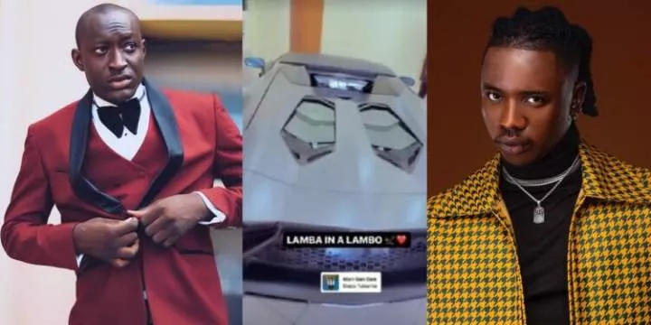 Skit maker, Carter Efe accuses his colleague, Lord Lamba, of lying about buying a Lamborghini (video)