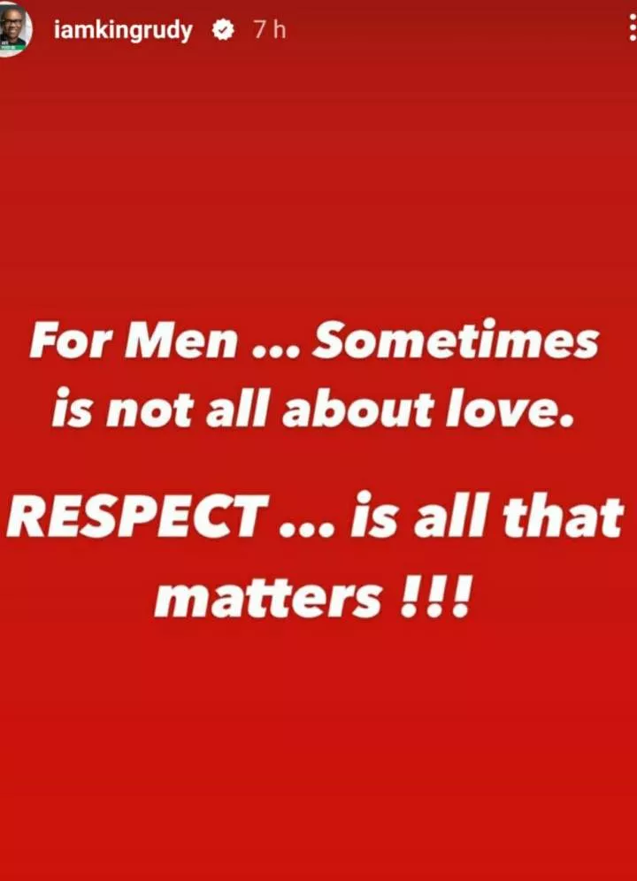 'For men, respect and not love is all that matters' - Singer Paul Okoye