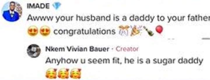 Nigerian lady replies man who called her husband 'grandfather' after she shared videos from her wedding online (Watch)