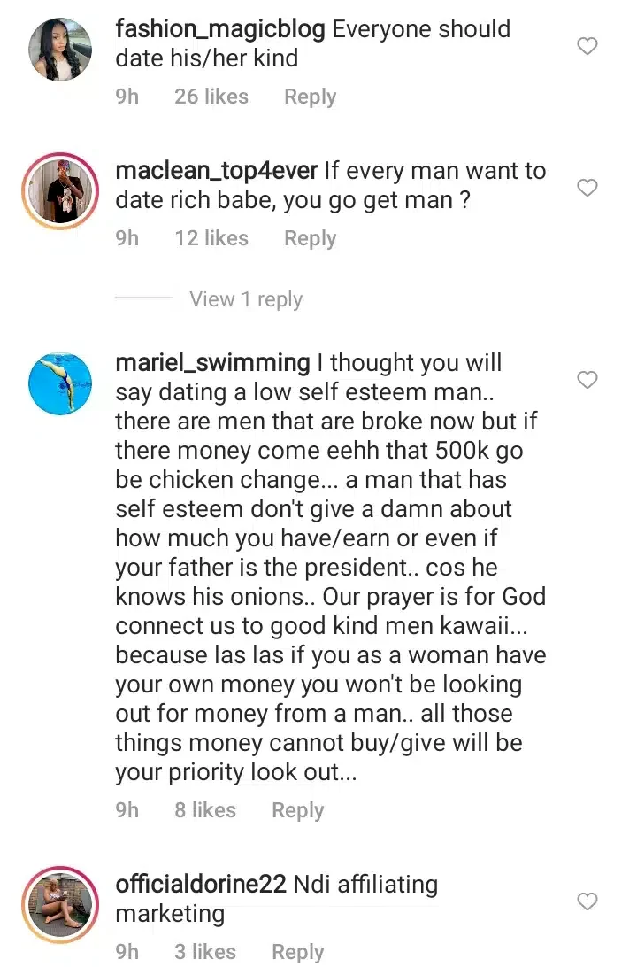 I can't be making N500K weekly and date a broke man - Lady brags (Video)