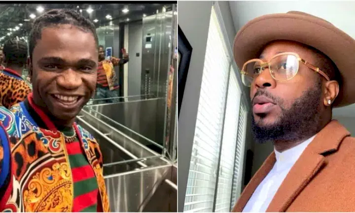 "He is a scammer without a job" - Speed Darlington shades Tunde Ednut, calls for his arrest - (Video)