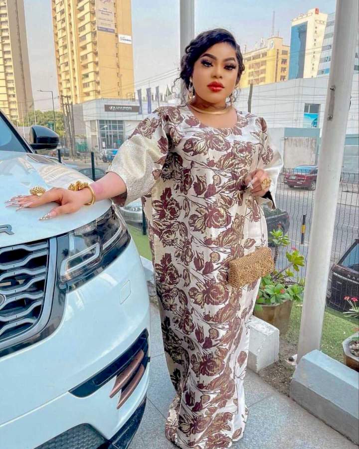 "How can people be evil" - Bobrisky laments as lady replicates his housewarming Aso-Ebi (Video)