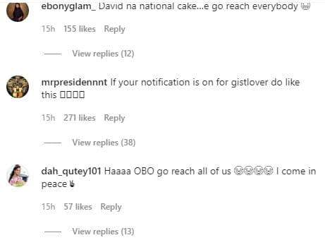 'David na national cake' - Reactions as Davido allegedly moves to new girl (Details)