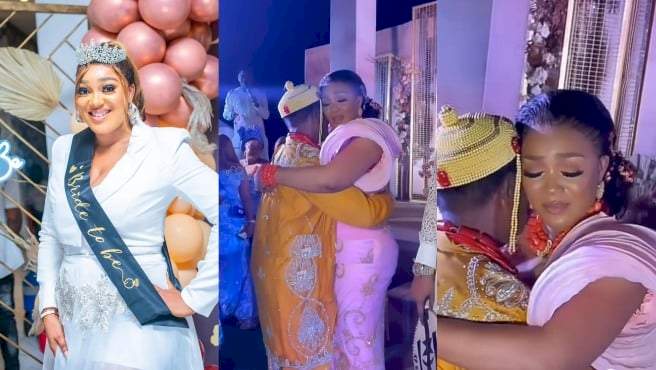 Peggy Ovire tears up as she dances with father on her wedding (Video)