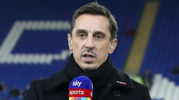 EPL: Gary Neville rates Arsenal's title chances after 1-0 defeat to Newcastle