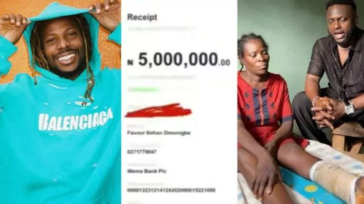 Asake dragged for donating only N5M to ailing policewoman in viral 'Help me Help me' video