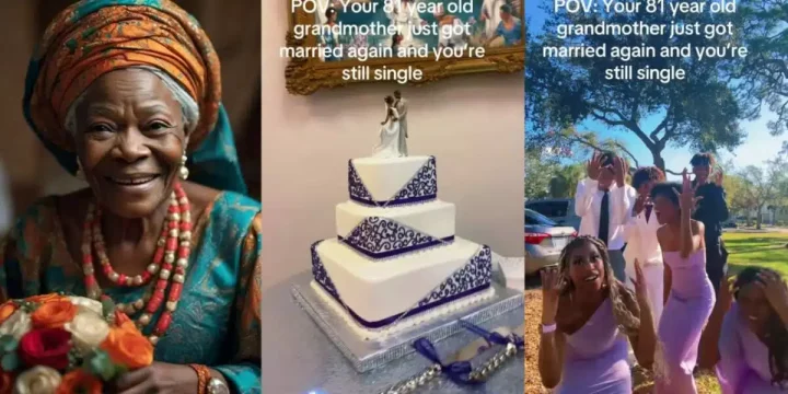 81-year-old grandmother shocks single granddaughter as she remarries, video goes viral