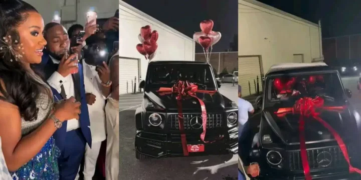 Davido accused of gifting Chioma rented G-Wagon