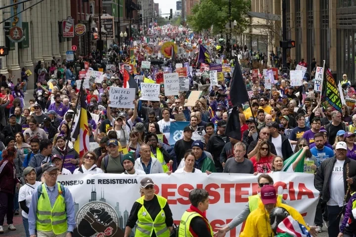 Trump Is the Target of May Day Demonstrations Around the World Trump Is the Target of May Day Demonstrations Around the World