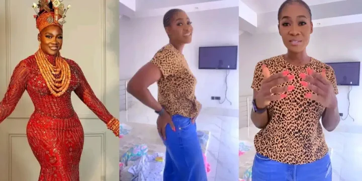 Concerns trail Mercy Johnson's new body physique Concerns trail Mercy Johnson's new body physique