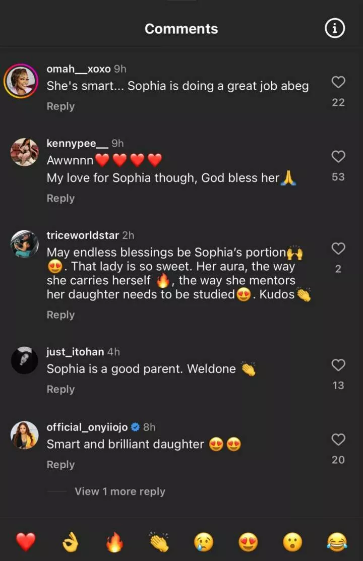 Netizens amazed over Imade's intelligence, hail Sophia Momodu for raising daughter well