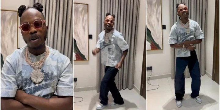 Naira Marley bounces back to social media, shares video of himself grooving to his new song, netizens react