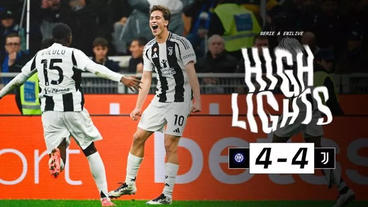 Inter 4 - 4 Juventus (Oct-27-2024) Serie A Highlights