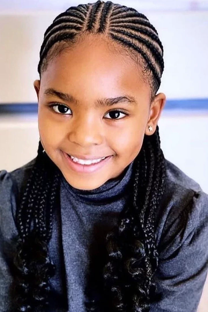 Beautiful Cornrow Hairstyles for Kids.