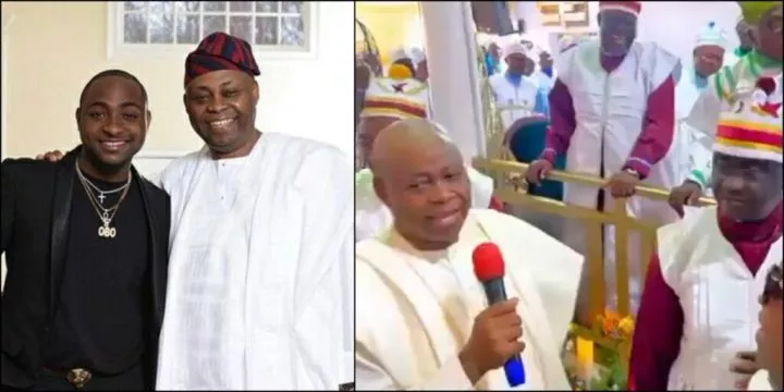 Buzz as Davido's father donates 1 billion naira to a church