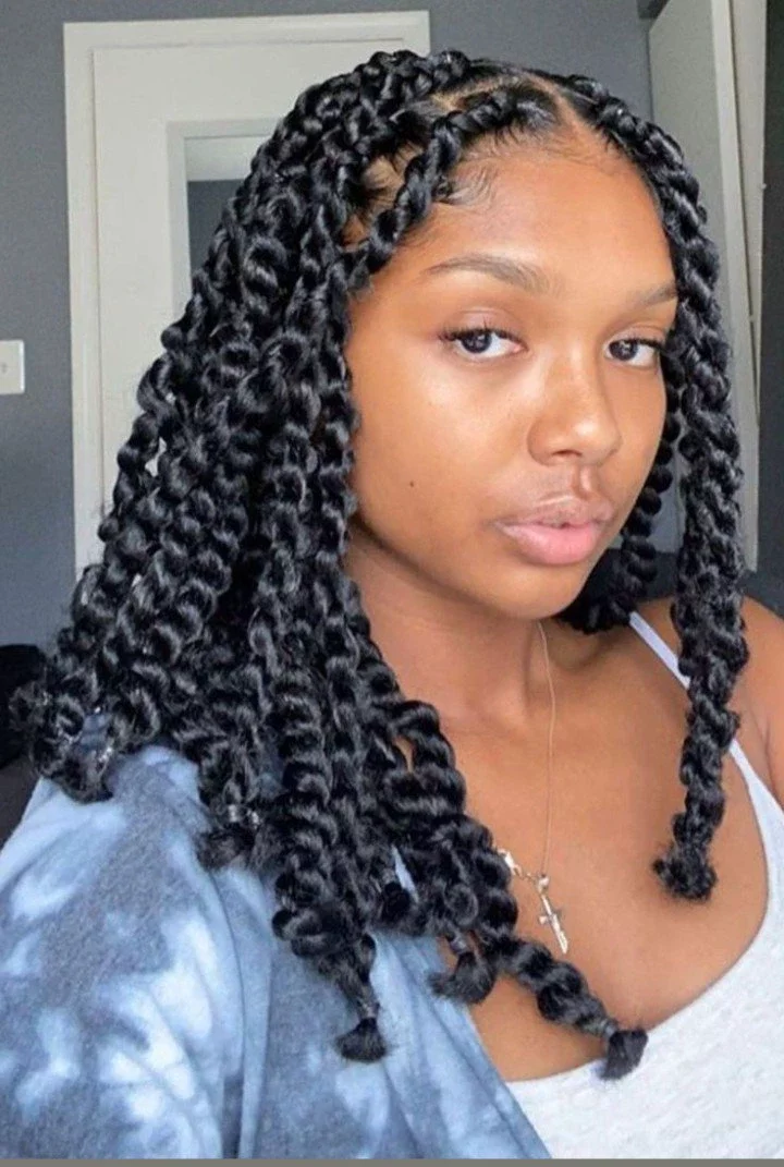 25+stunning twisted box braids hairstyles you should consider.