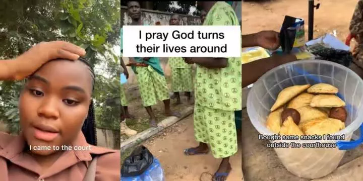 Nigerian lady buys snacks and drinks for prisoners during court visit, sparks emotional reactions