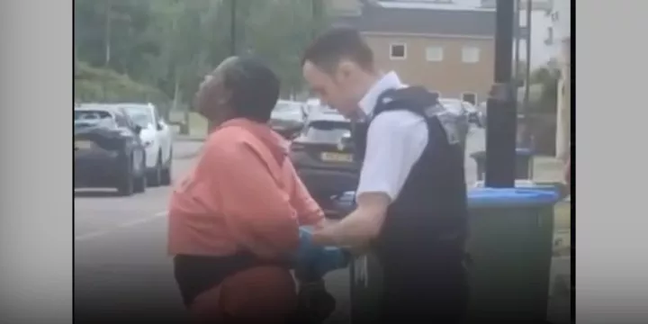 Nigerian woman arrested in UK for publicly assaulting another woman over alleged affair with her husband (Video)