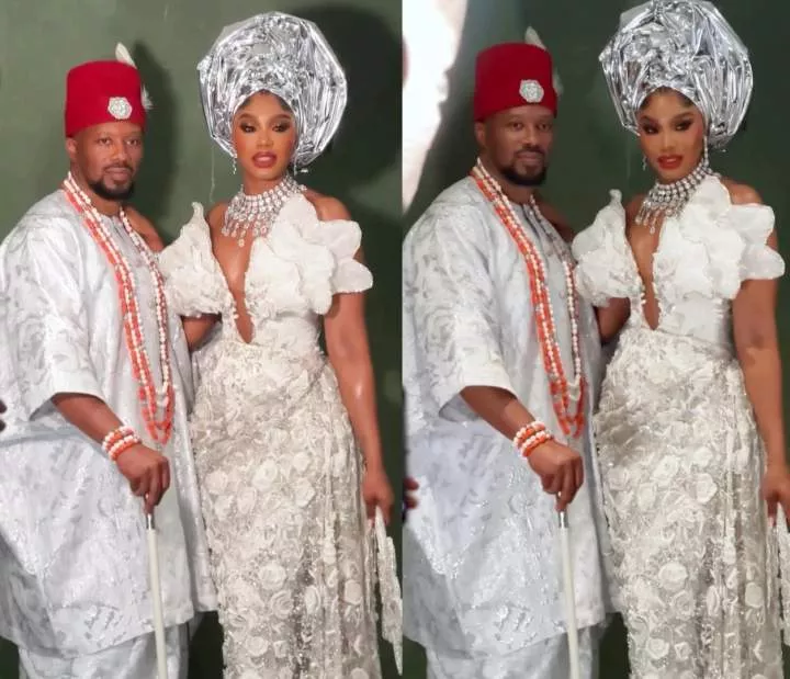 Photos and videos from actress Sharon Ooja's traditional wedding in Abuja