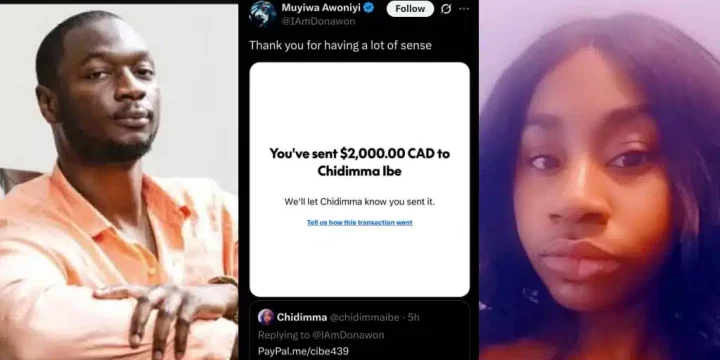 Tems' manager gifts X user $2,000 for having 'a lot of sense'