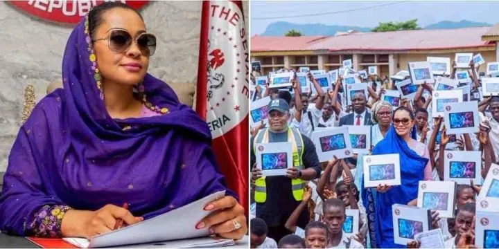 Senator Natasha donates 700 computers to Kogi school, says more coming Senator Natasha donates 700 computers to Kogi school, says more coming
