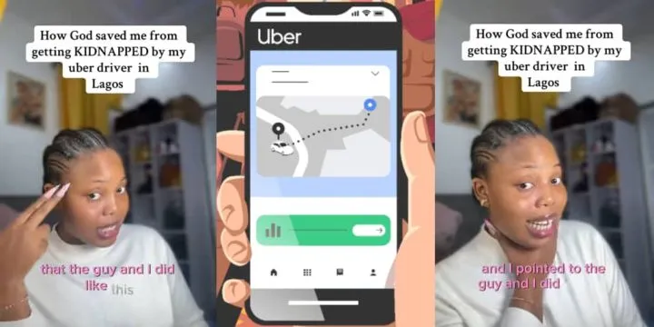 Uber driver allegedly kidnaps lady and flashes gun to keep her quiet