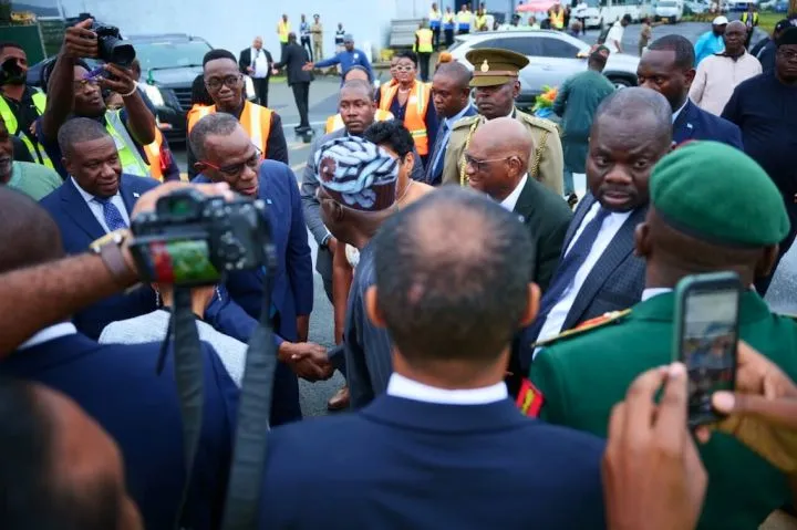 Tinubu Arrives In Saint Lucia For State Visit (Photos)