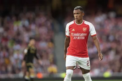Marquinhos in action for Arsenal - Imago
