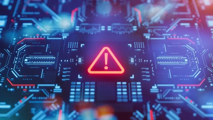 illustration and concept art showing computer hack