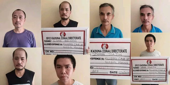 Nigerian Court Jails Four Chinese Nationals 20 Years Over Illegal Mining In Plateau Nigerian Court Jails Four Chinese Nationals 20 Years Over Illegal Mining In Plateau