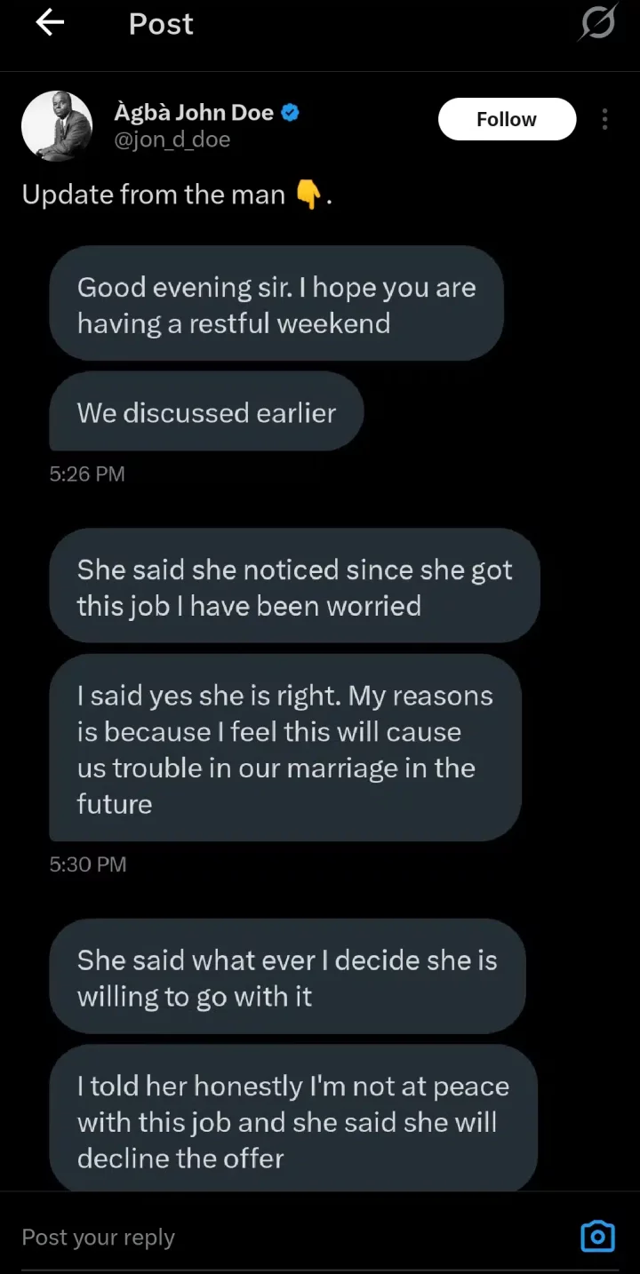Wife rejects $4,000 remote job because it makes her husband uncomfortable